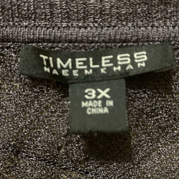 Plus Size Timeless By Naeem Khan Sweater - Picture 3 of 4